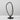 Arrival Modern Table Lamp with Dimmable LED Light, Black