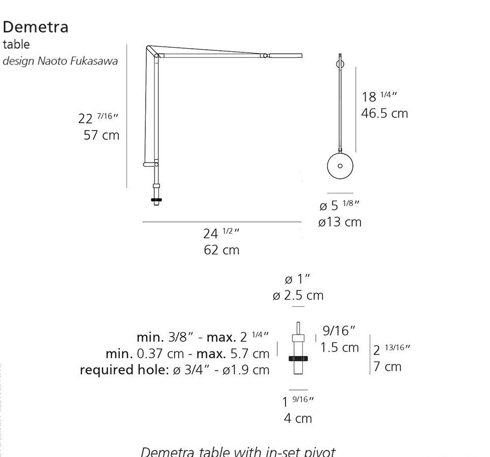 Artemide Demetra Table Lamp