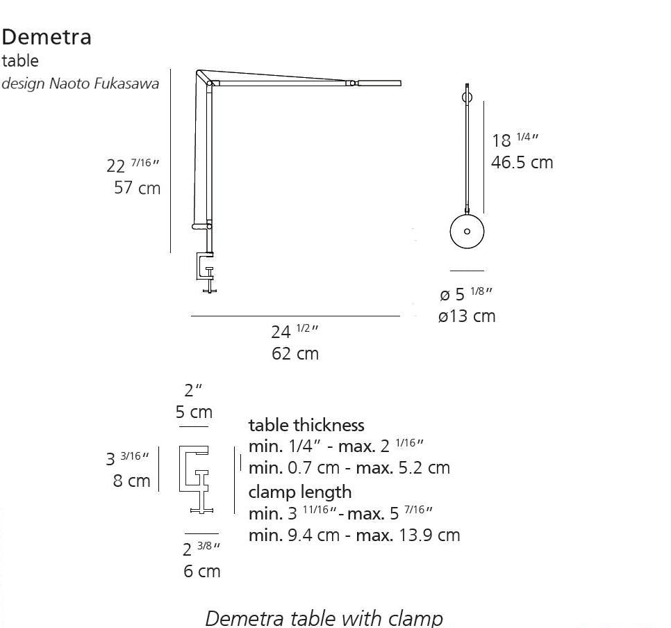 Artemide Demetra Table Lamp