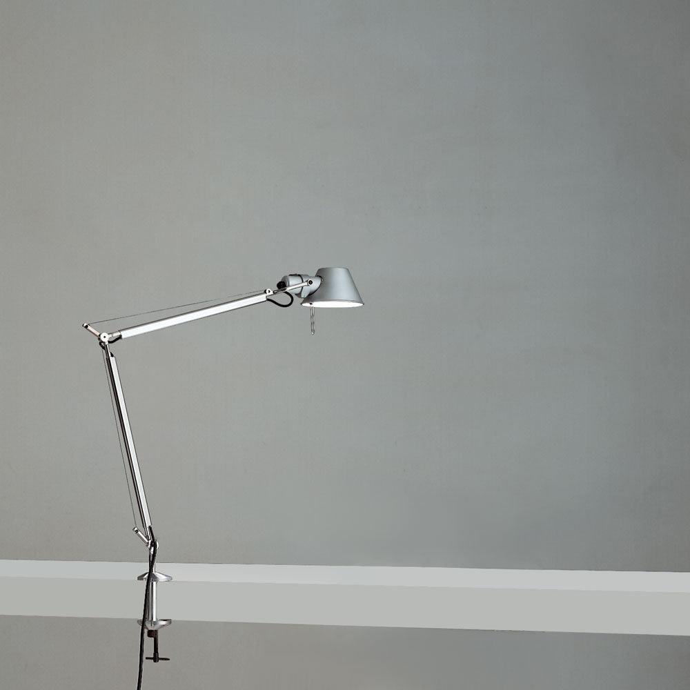 Artemide Tolomeo Micro Table Lamp With Clamp