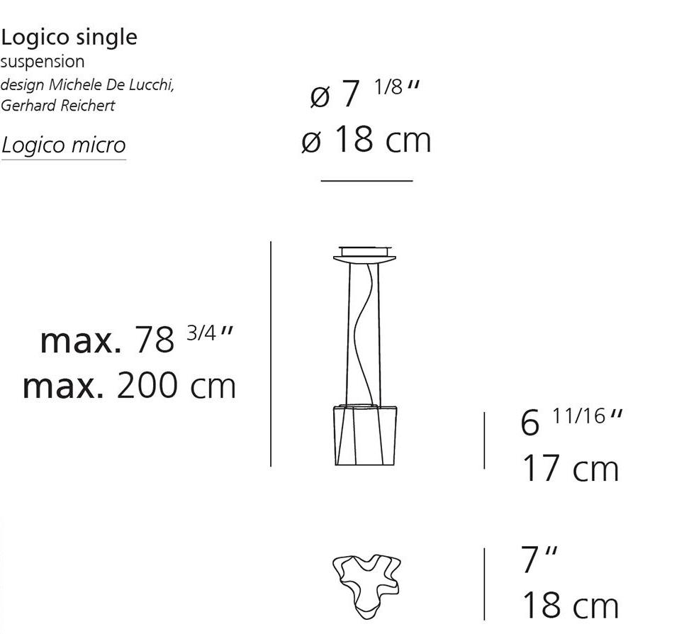 Artemide Logico Single Suspension
