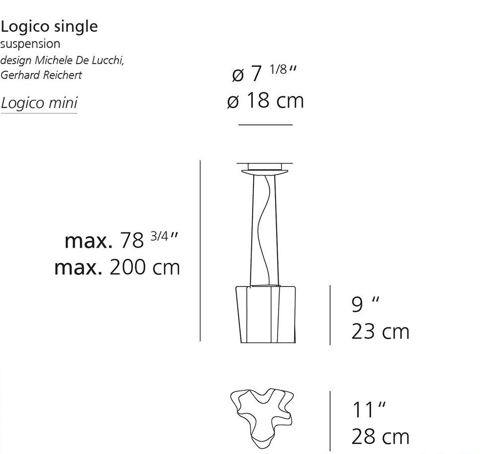 Artemide Logico Single Suspension