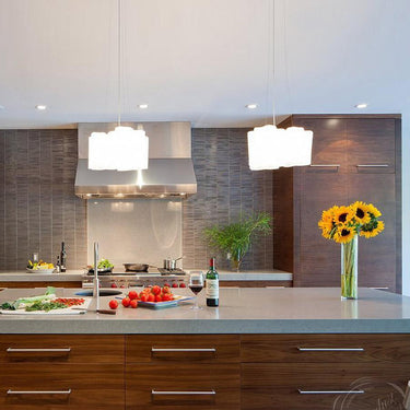 Elegant Logico suspension, warm dimming compatible, UL/cUL listed.