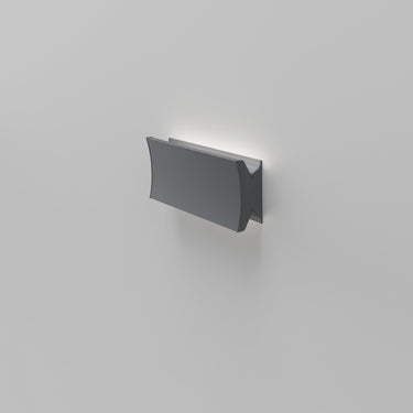 Artemide Lineacurve 12 inch linear LED light fixture for wall or ceiling with dimmable warm white lighting