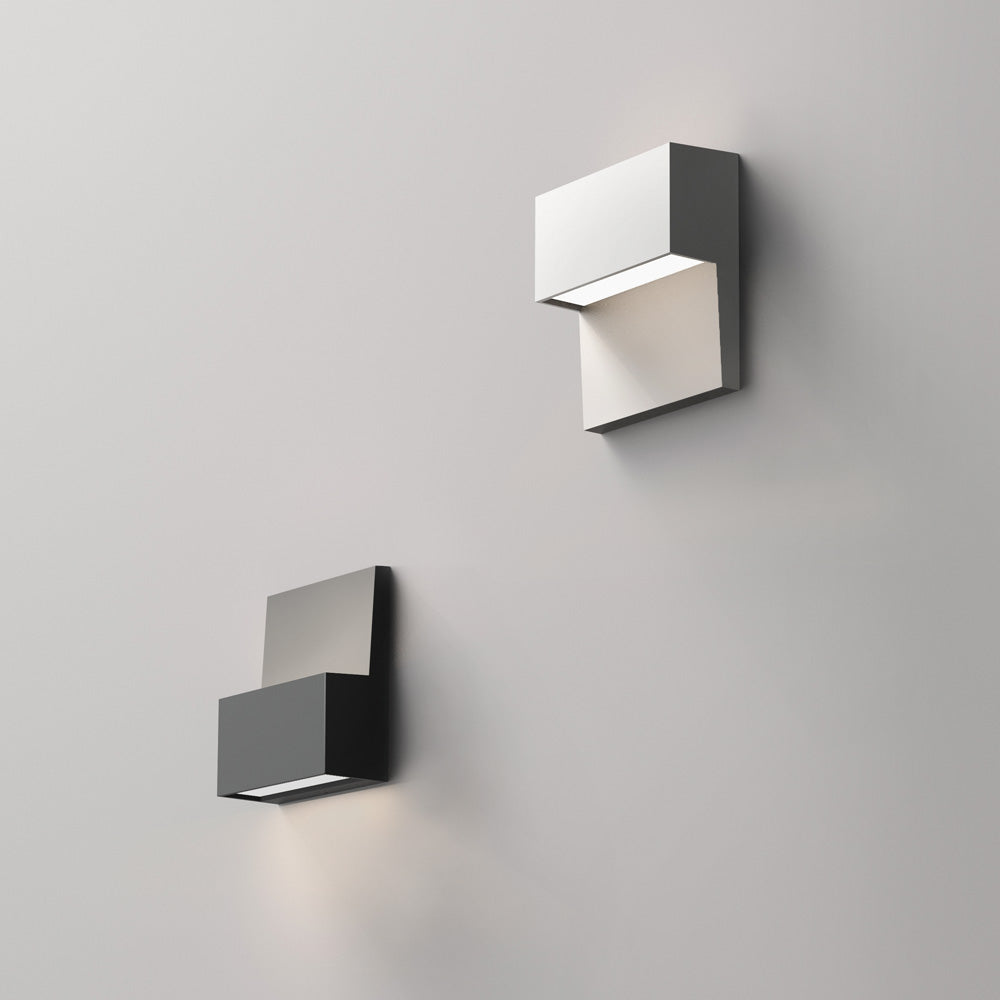 Artemide Piano Direct Led Anthracite Grey Wall Light