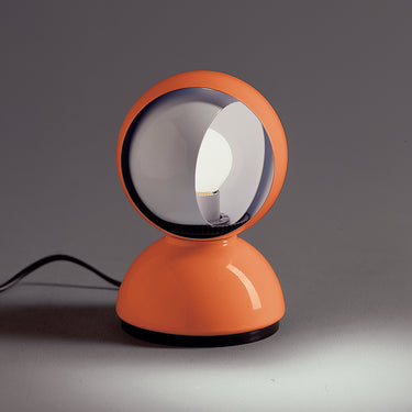 Artemide Eclisse Multi-Purpose Table/Wall Lamp with Dimming Function, Oraange