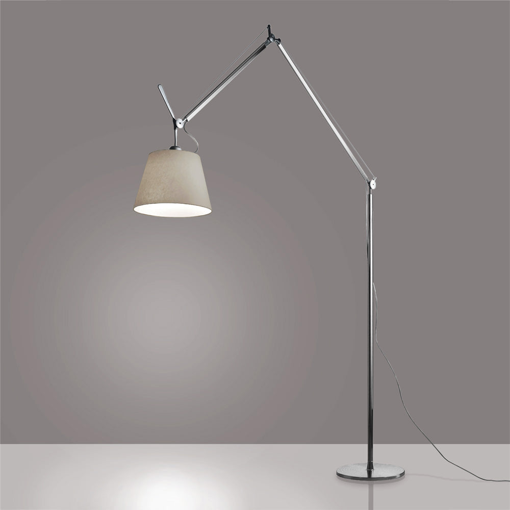 Artemide Tolomeo Mega Floor With Parchment Shade
