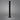Artemide Megaron Floor Lamp in Polished Aluminum - Black finish
