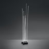 Artemide Reeds Single IP67 outdoor LED floor light with 7 flexible illuminated rods in garden setting