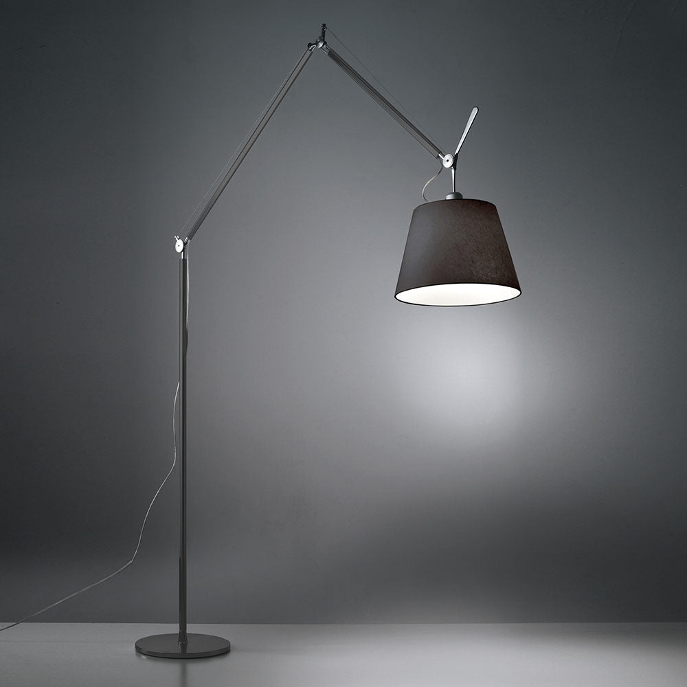 Artemide Tolomeo Mega Floor With Black Shade