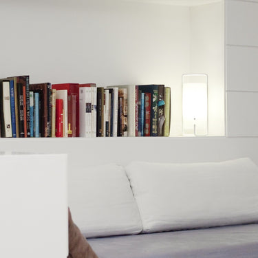 Miguel Mila's Santa & Cole Asa Table Lamp in all-white