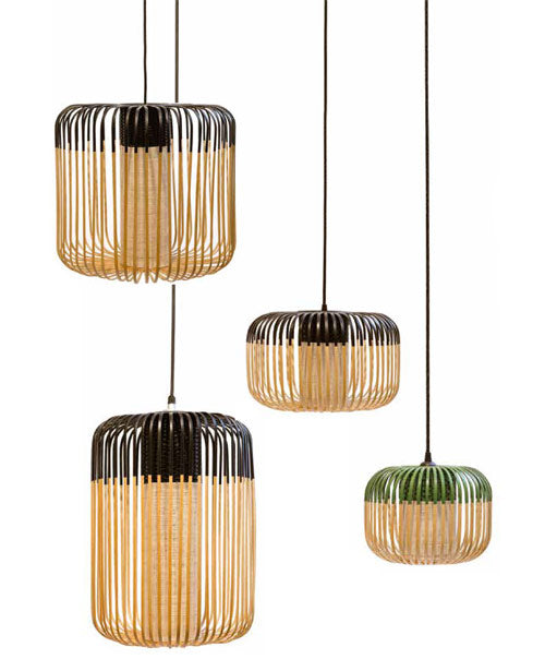 Bamboo Small Pendant Light by Forestier