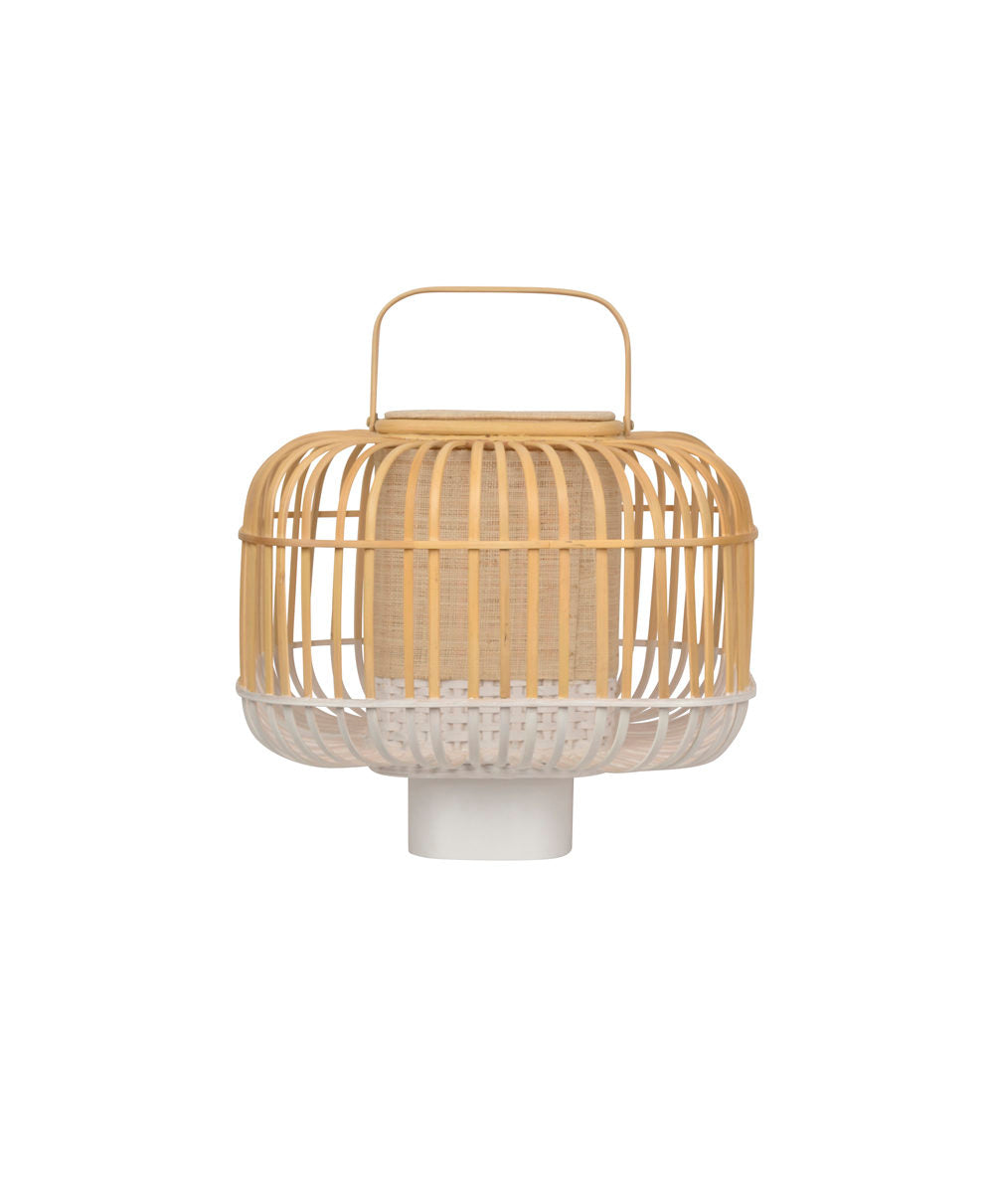 Bamboo Table Lamp Square Small by Forestier