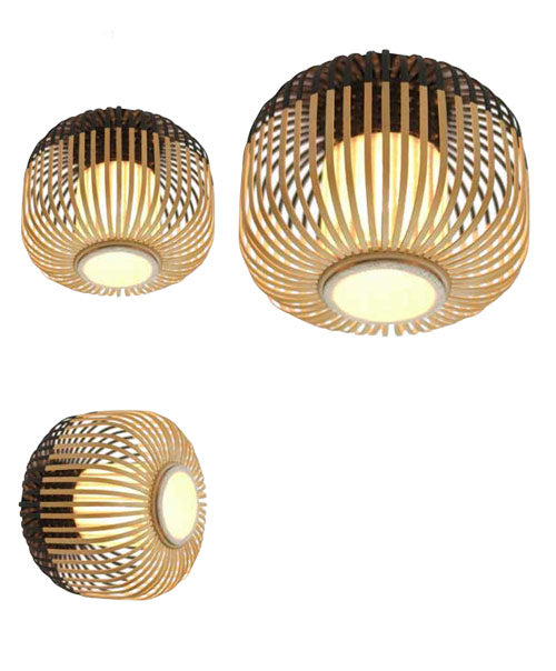 Bamboo Wall/Ceiling Light Large by Forestier