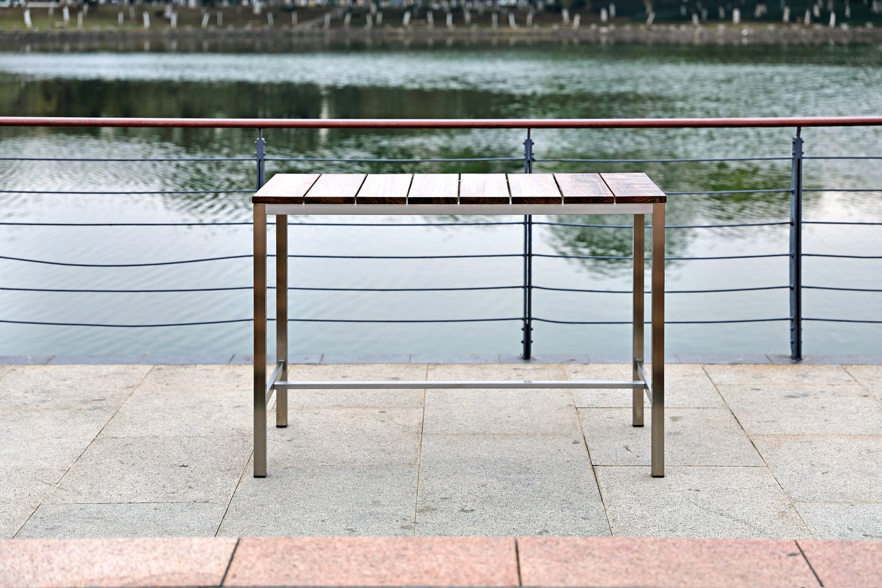 Stone Outdoor Bar Table by Whiteline