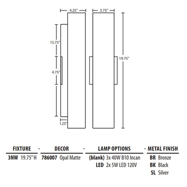 Baaz 20 LED Wall Sconce by Besa