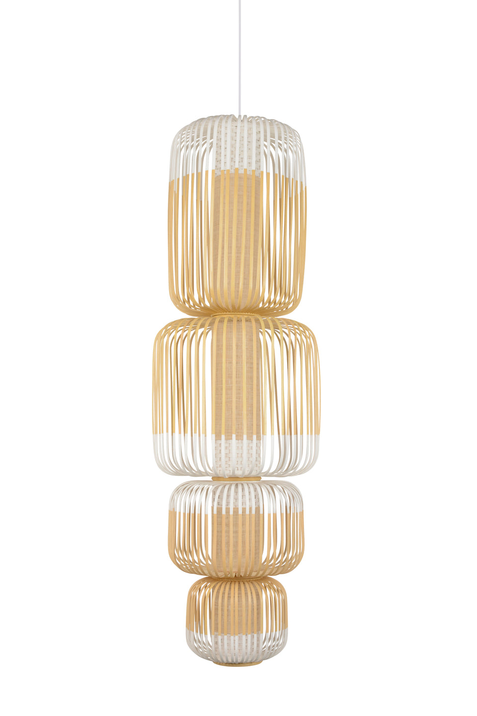 Bamboo 4-Light Pendant by Forestier