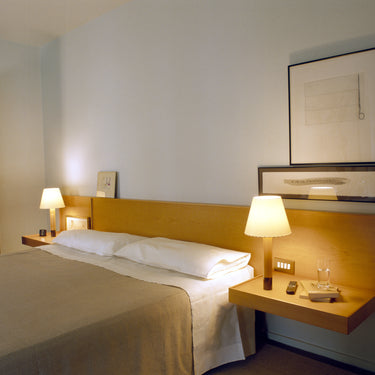 Basica M1 Table Lamp by Santa & Cole with customizable shades