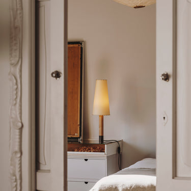 Santa and Cole Basica M2 lamp with dimmable warm ambient lighting