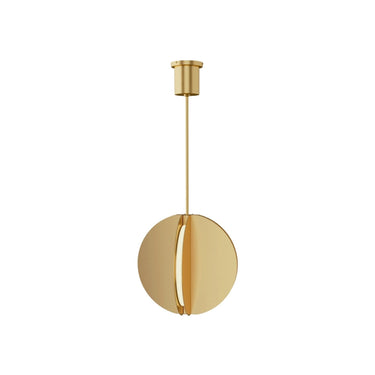 Kitchen Island Pendant Lighting | Bau 18" Modern Light Fixture | Brass Finish