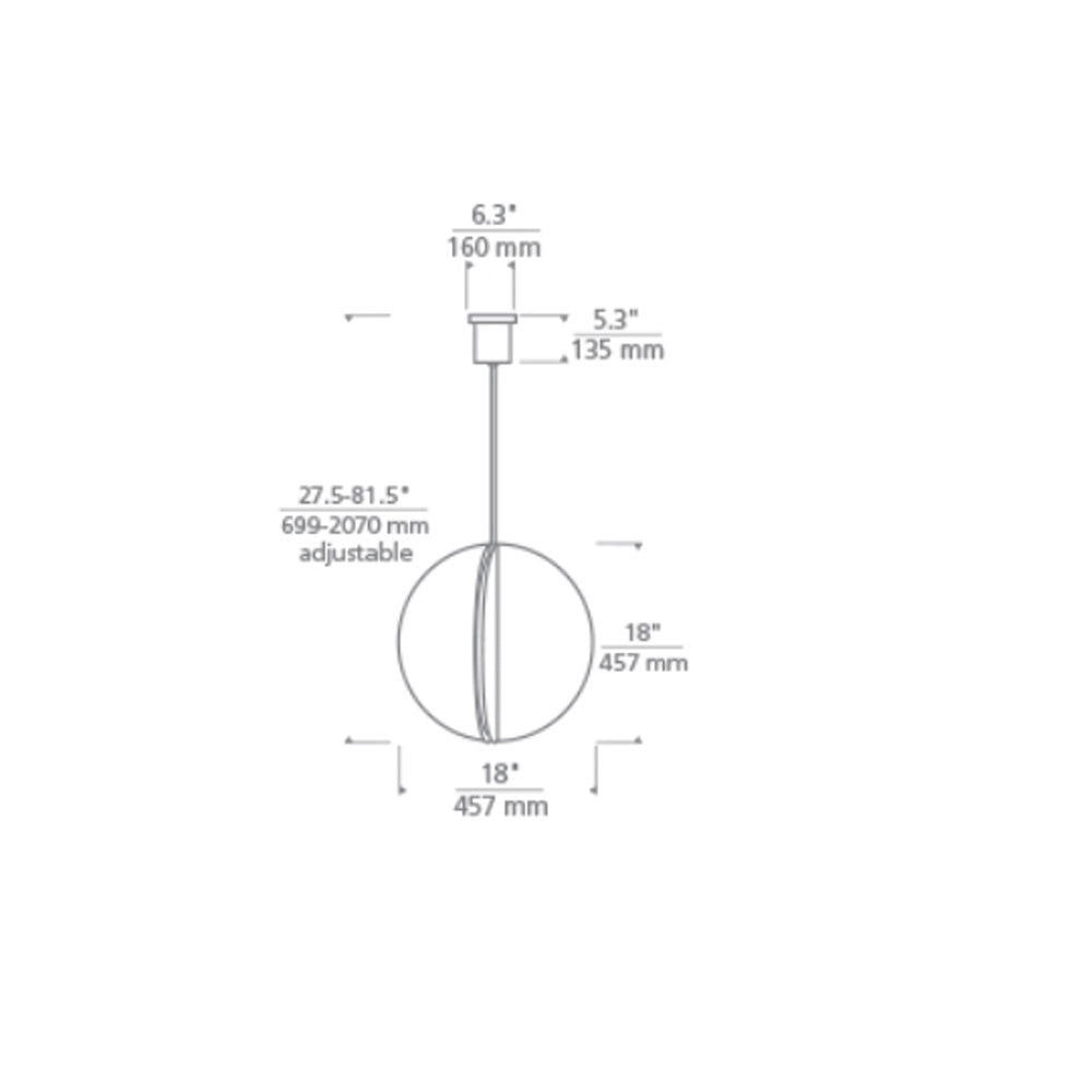 Tech Lighting Bau 18 Pendant