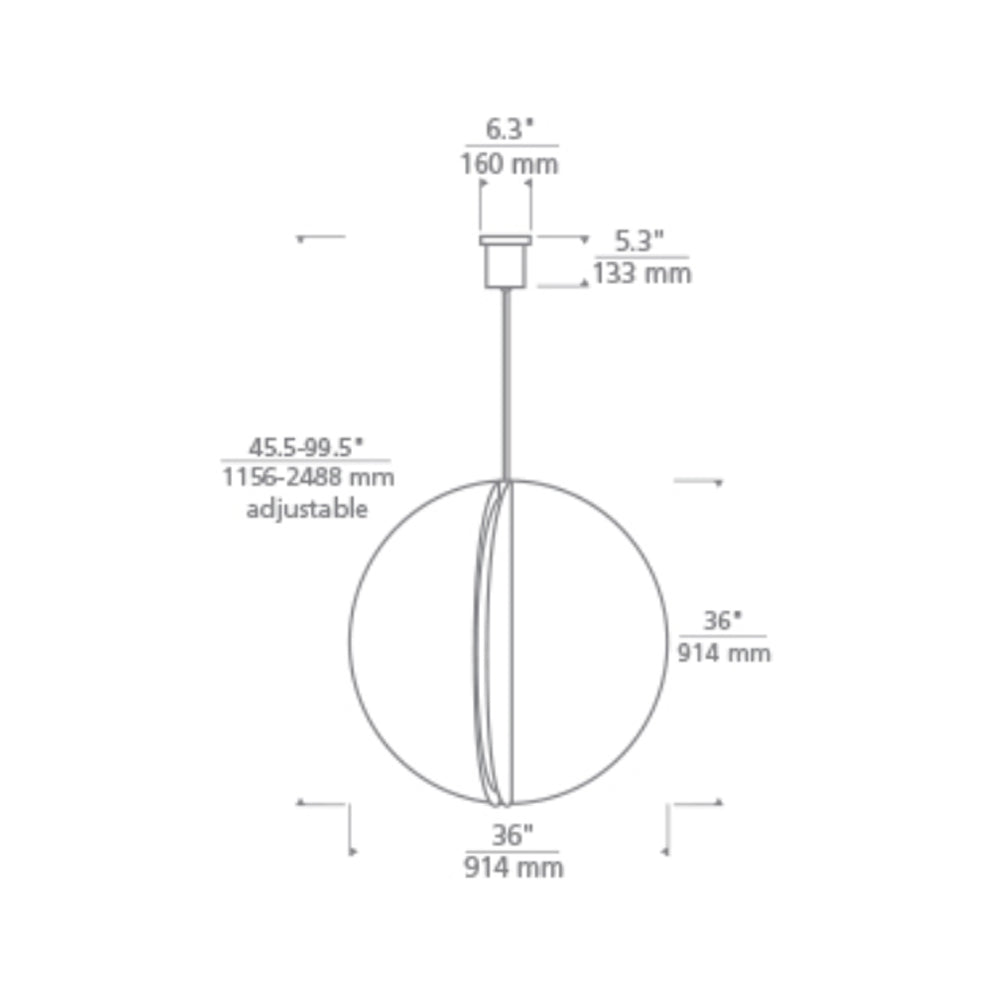Tech Lighting Bau 36 Pendant