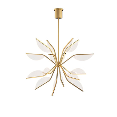 Natural Brass Belterra 38" Globe Chandelier by Visual Comfort Modern: Elegant Contemporary Design
