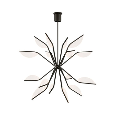Sean Lavin Belterra Chandelier, 43" Natural Brass, Modern Lighting Fixture