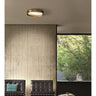 Brass Berlin 720 ceiling lamp by Oluce for living room lighting
