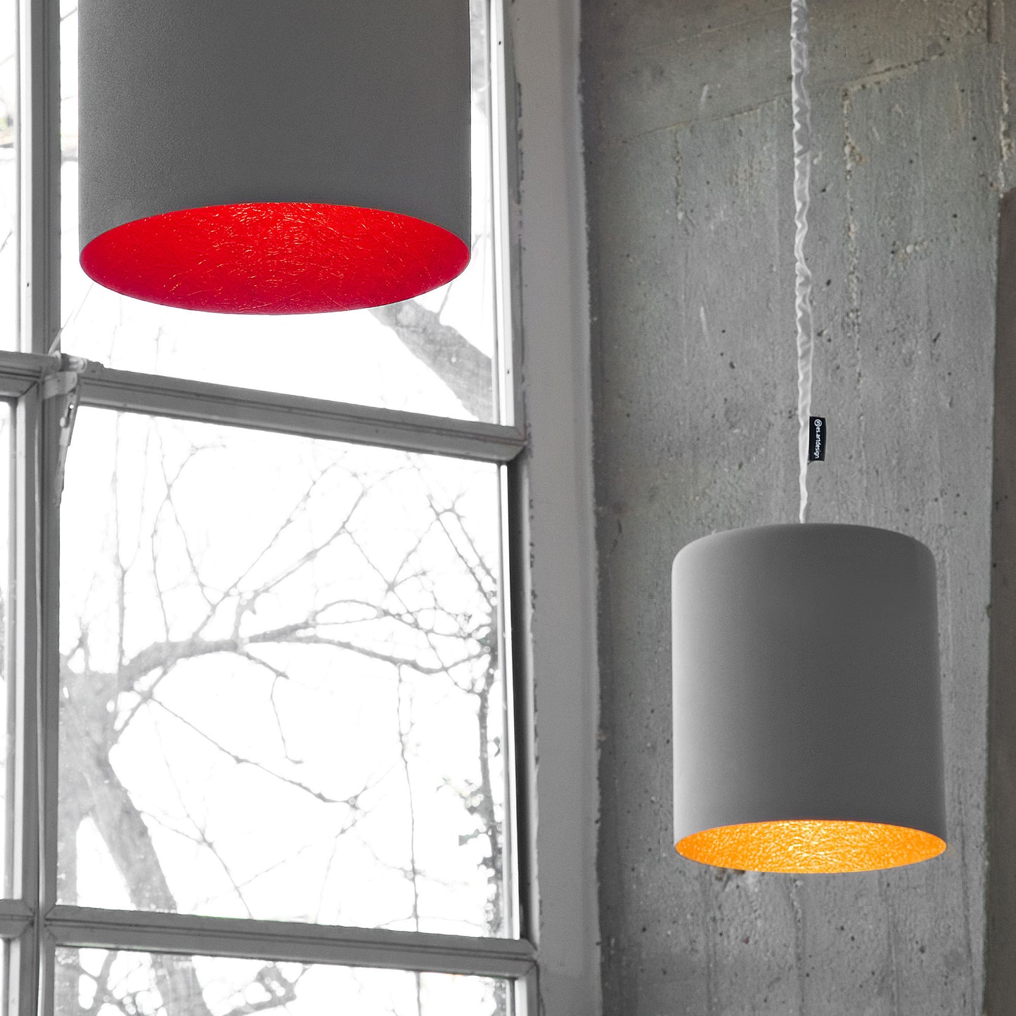 In-Es Art Design Bin Cemento Pendant Light