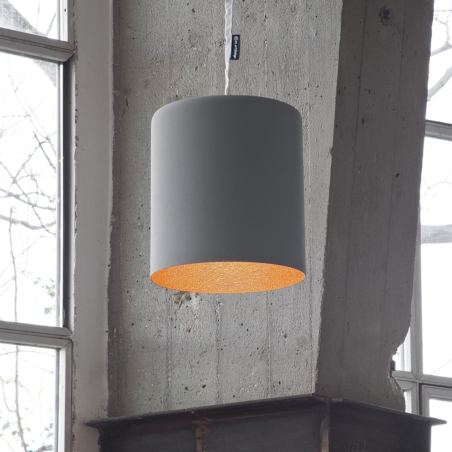 In-Es Art Design Bin Cemento Pendant Light