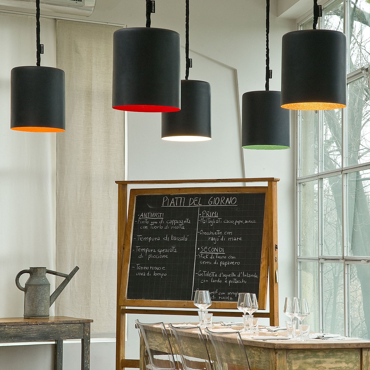 In-Es Art Design Bin Lavagna Pendant Light