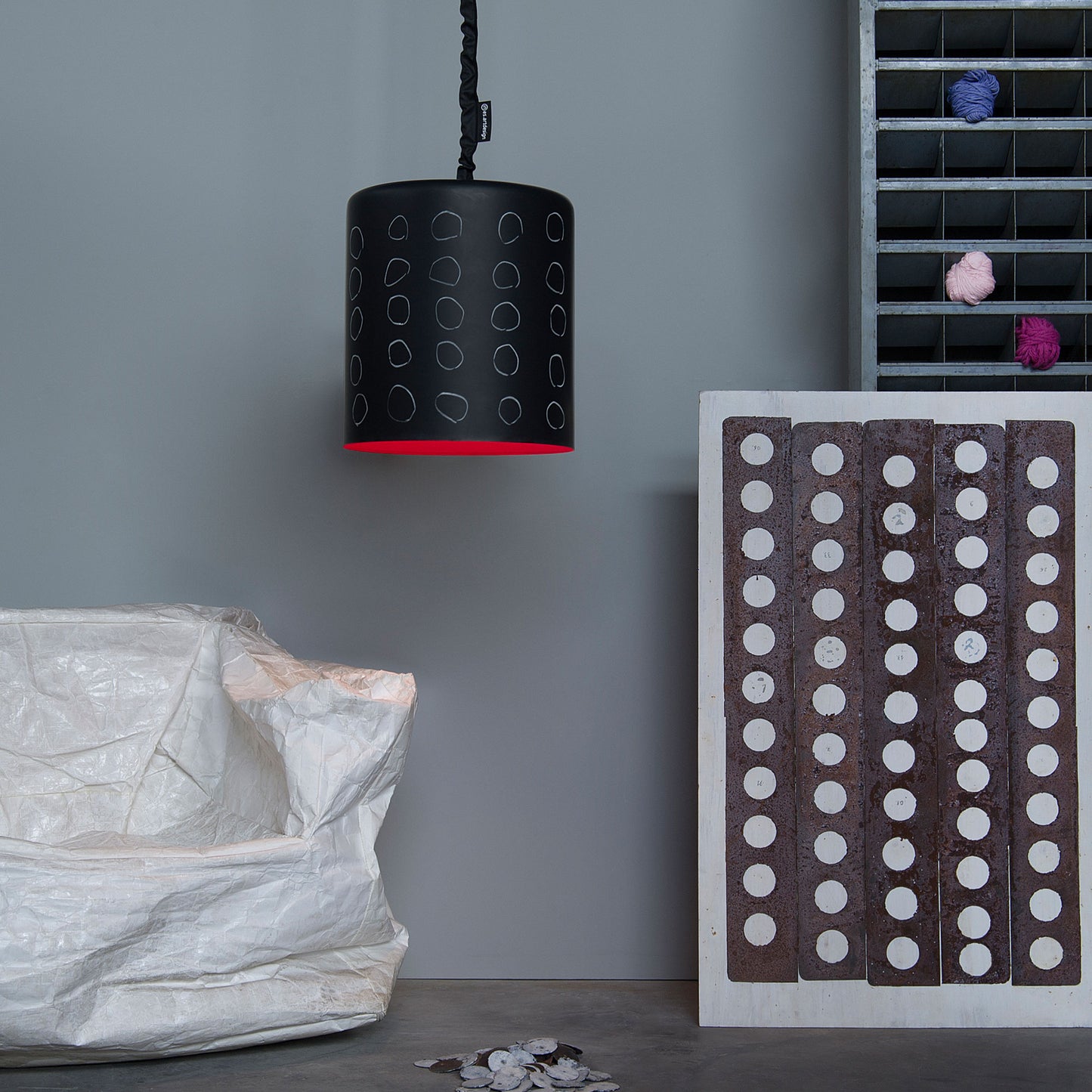 In-Es Art Design Bin Lavagna Pendant Light