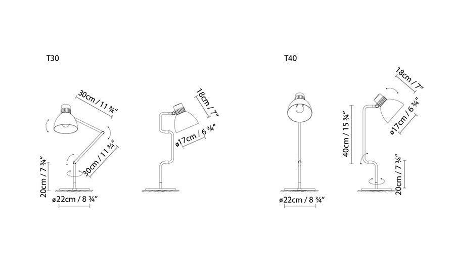 B.Lux Blux System Table Lamp