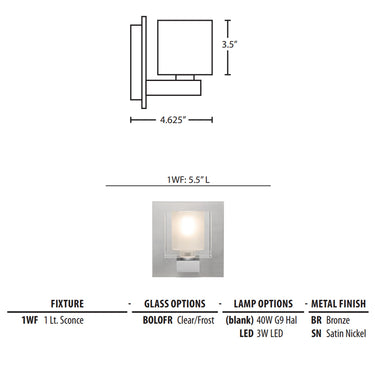 Bolo Wall Light by Besa