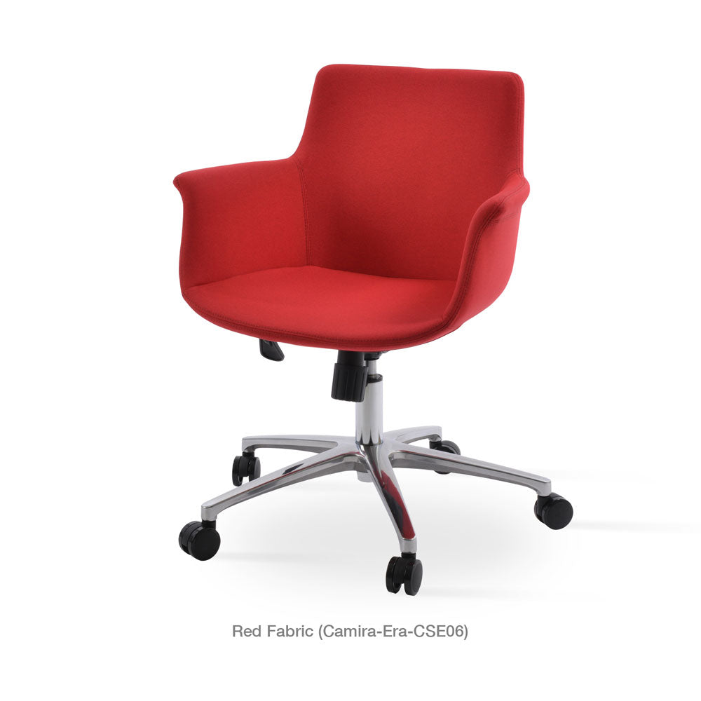 Bottega Arm Office Chair Fabric by SohoConcept