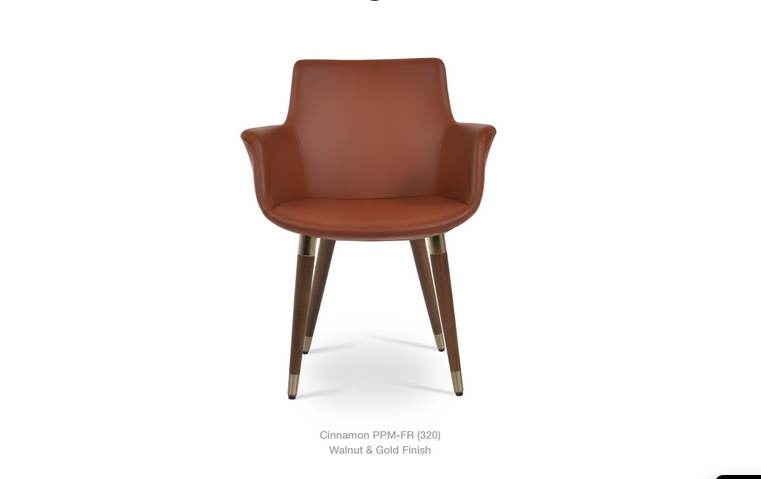 Bottega Ana Armchair Leather by SohoConcept