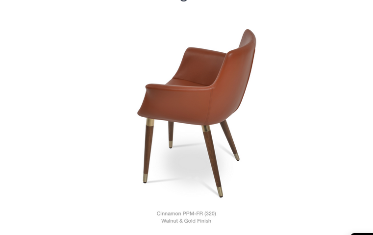 Bottega Ana Armchair Leather by SohoConcept