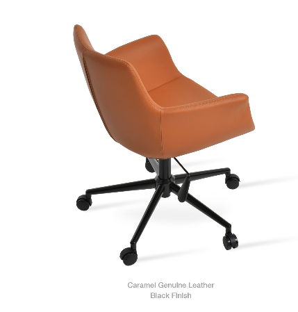 Bottega Office Chair Leather by SohoConcept