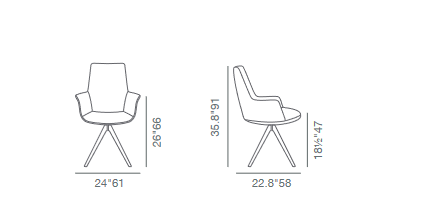 Bottega Pyramid Swivel HB by SohoConcept