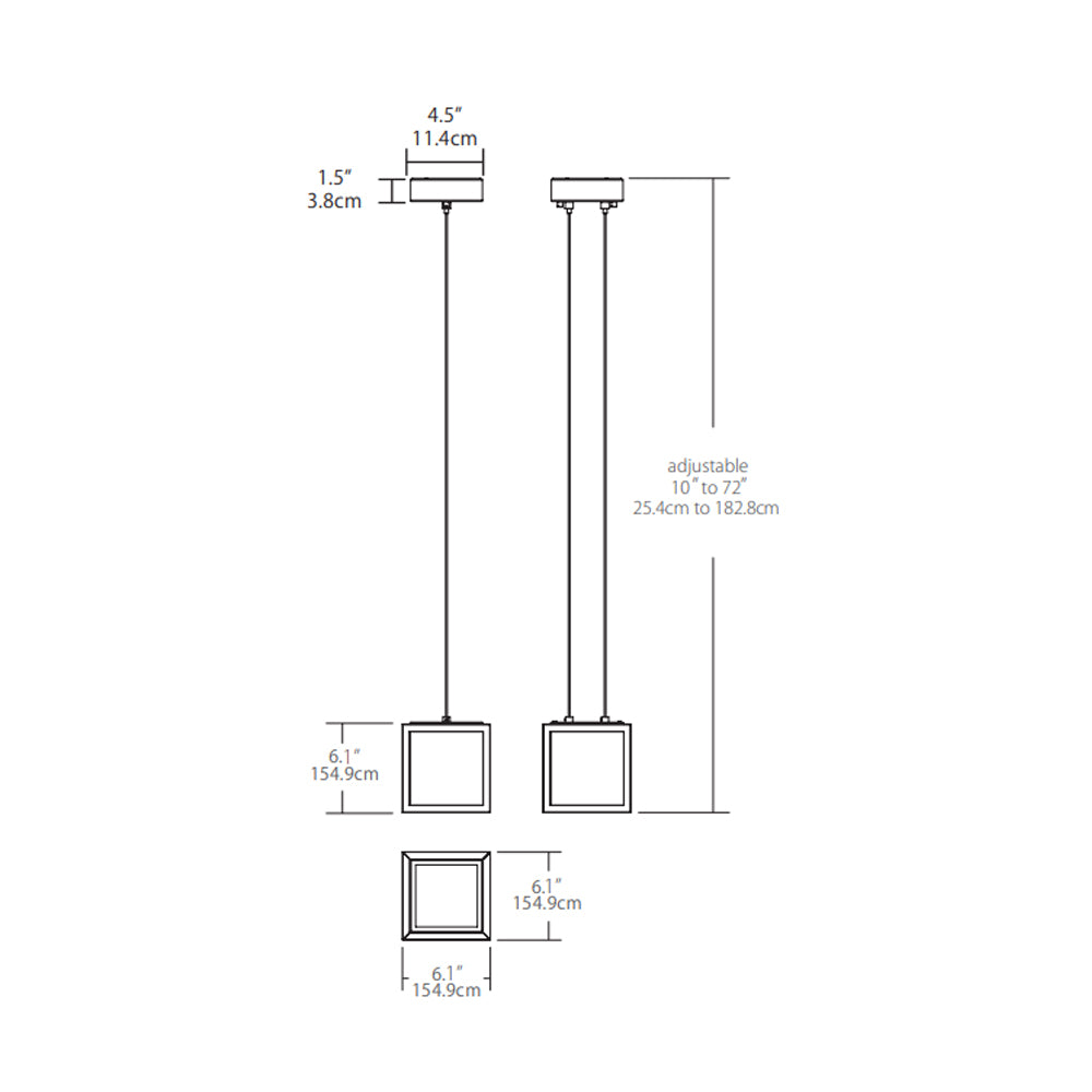 BlackJack Lighting Boxer Pendant Light