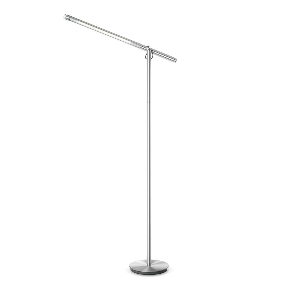 Pablo Designs Brazo Floor LED Silver Lamp - Modern Lighting | LoftModern 1