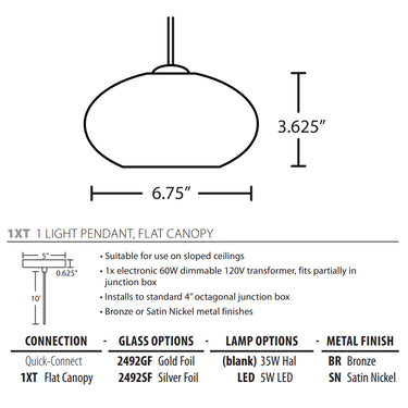 Brio 7 Pendant Light by Besa