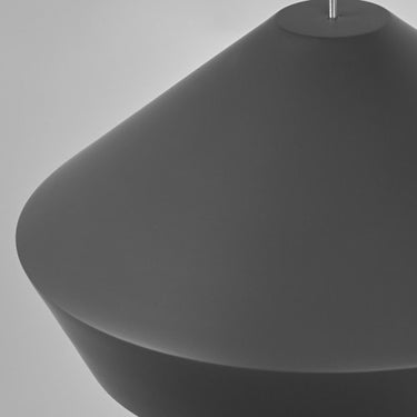 Modern Brummel Pendant by Tech Lighting illuminating dining space