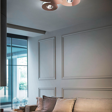 Lodes Bugia Triple Ceiling Flush Light