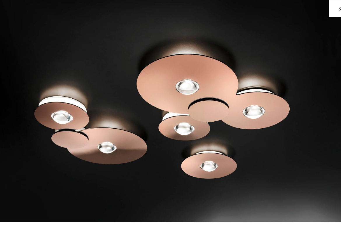 Lodes Bugia Single Ceiling Flush Light