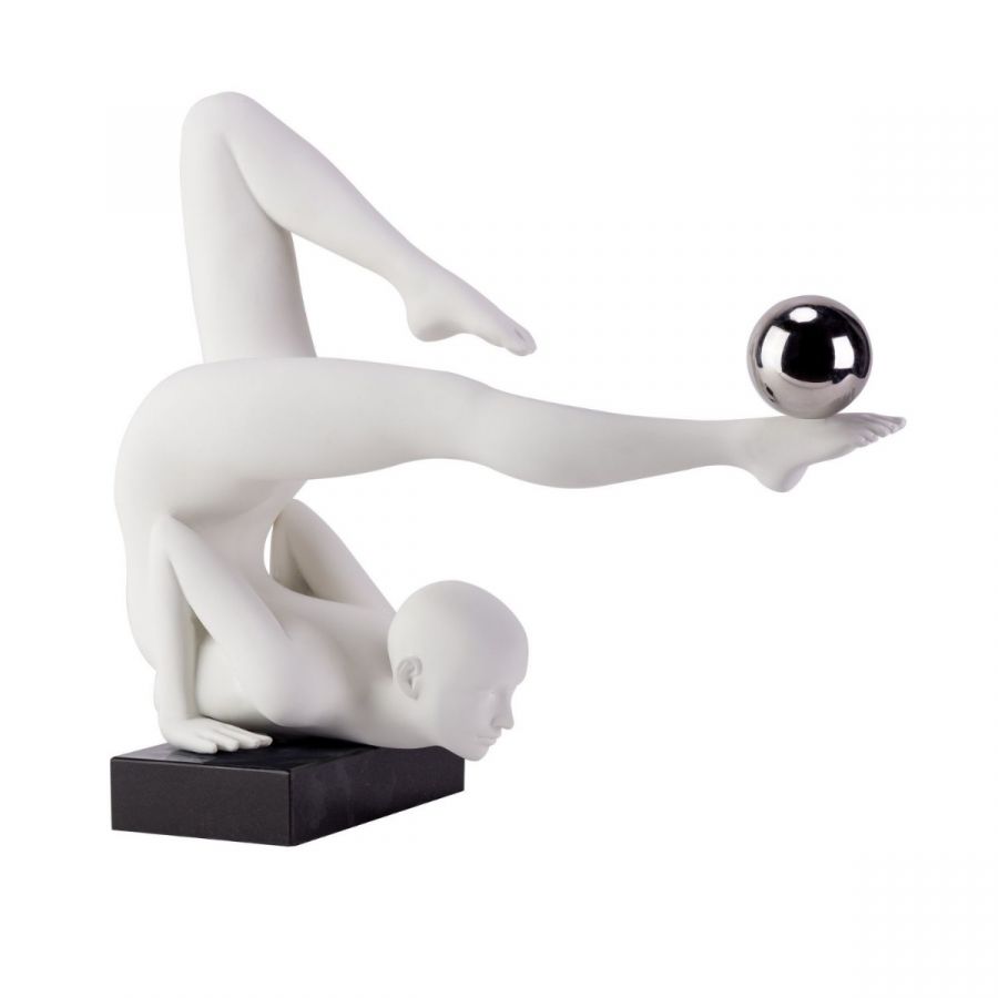 Finesse Decor Margaux Doll Sculpture - Matte White