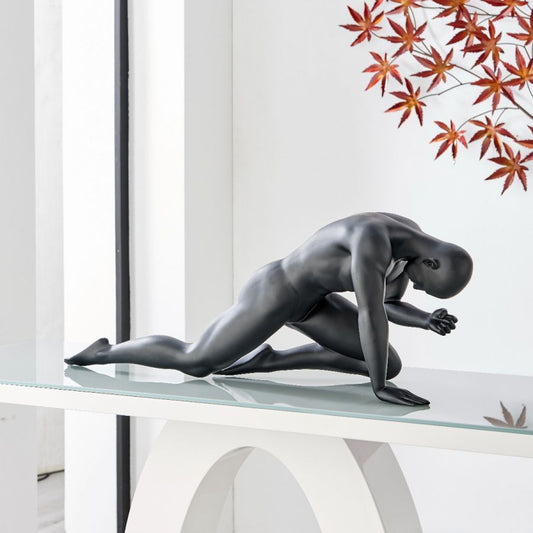 Finesse Decor Paul Sculpture - Matte Black
