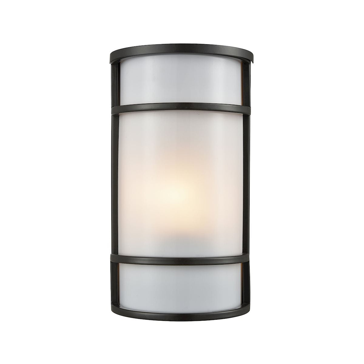 Thomas Lighting Bella Outdoor Wall Sconce Bronze A White Acrylic Diffuser CE931171