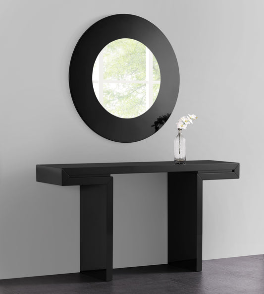 Delaney Console Table Black by Whiteline